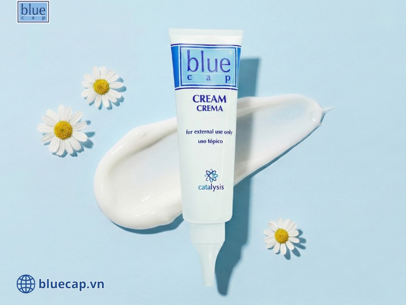 Blue Cap Cream là lựa chọn không corticoid cải thiện tình trạng chàm sữa trẻ em