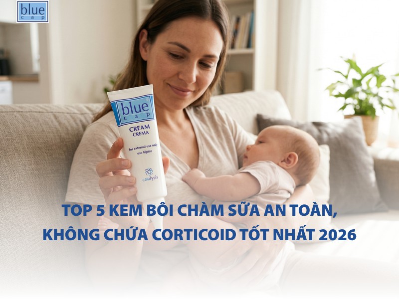 Top 5 kem bôi chàm sữa an toàn, không chứa corticoid tốt nhất 2026